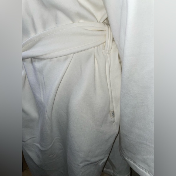 🎉HP🎉New! UGG Double Knit Brushed Fleece Braelyn Il Robe Cream Women's Size XL🤍 - Picture 8 of 16